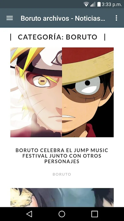 Noticias Anime Ekran Görüntüsü 0