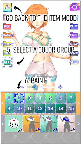 Veggie[CC] Character Creator ภาพหน้าจอ 1