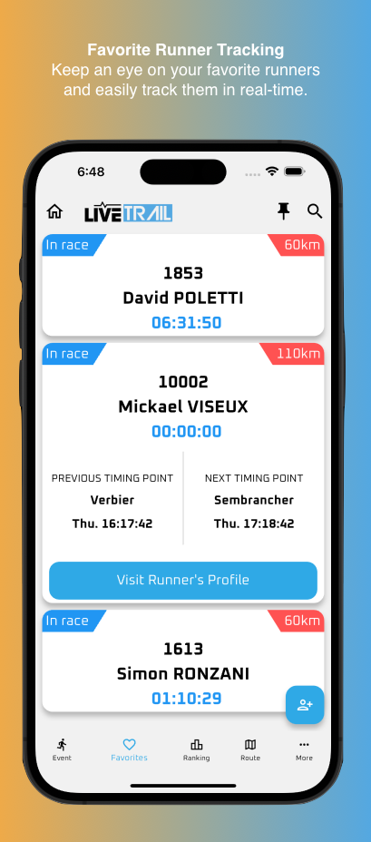 LiveTrail Zrzut ekranu 2