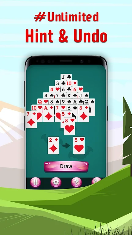 Pyramid - Classic Solitaire Schermafbeelding 2