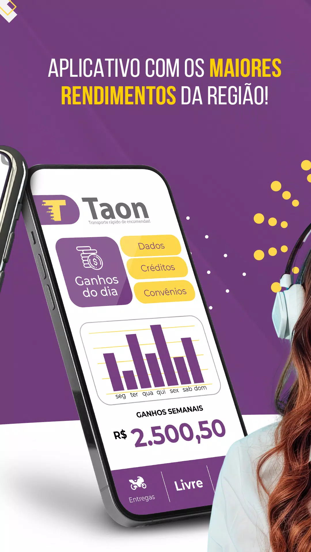 Taon Delivery para Entregador Zrzut ekranu 3