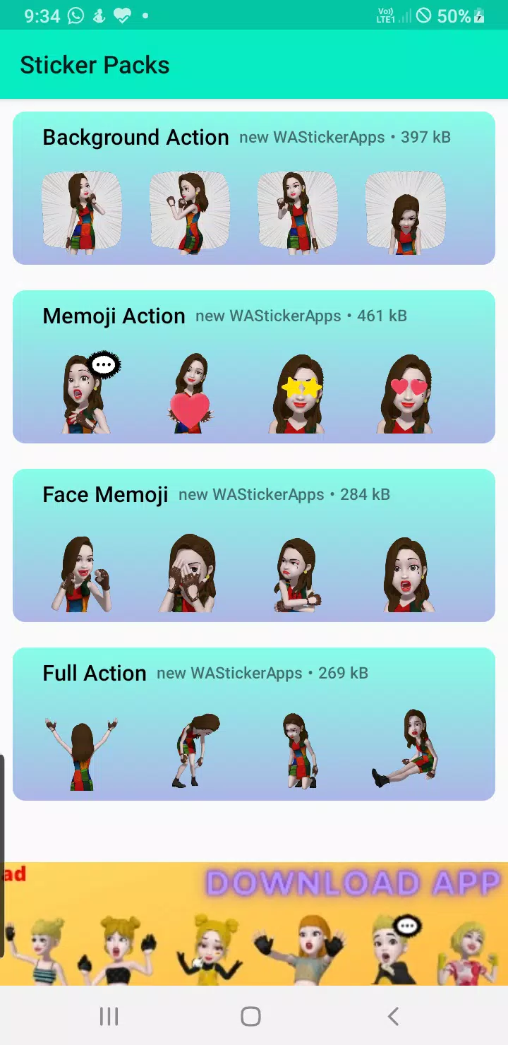 3d emoji stickers for whatsapp应用截图第0张