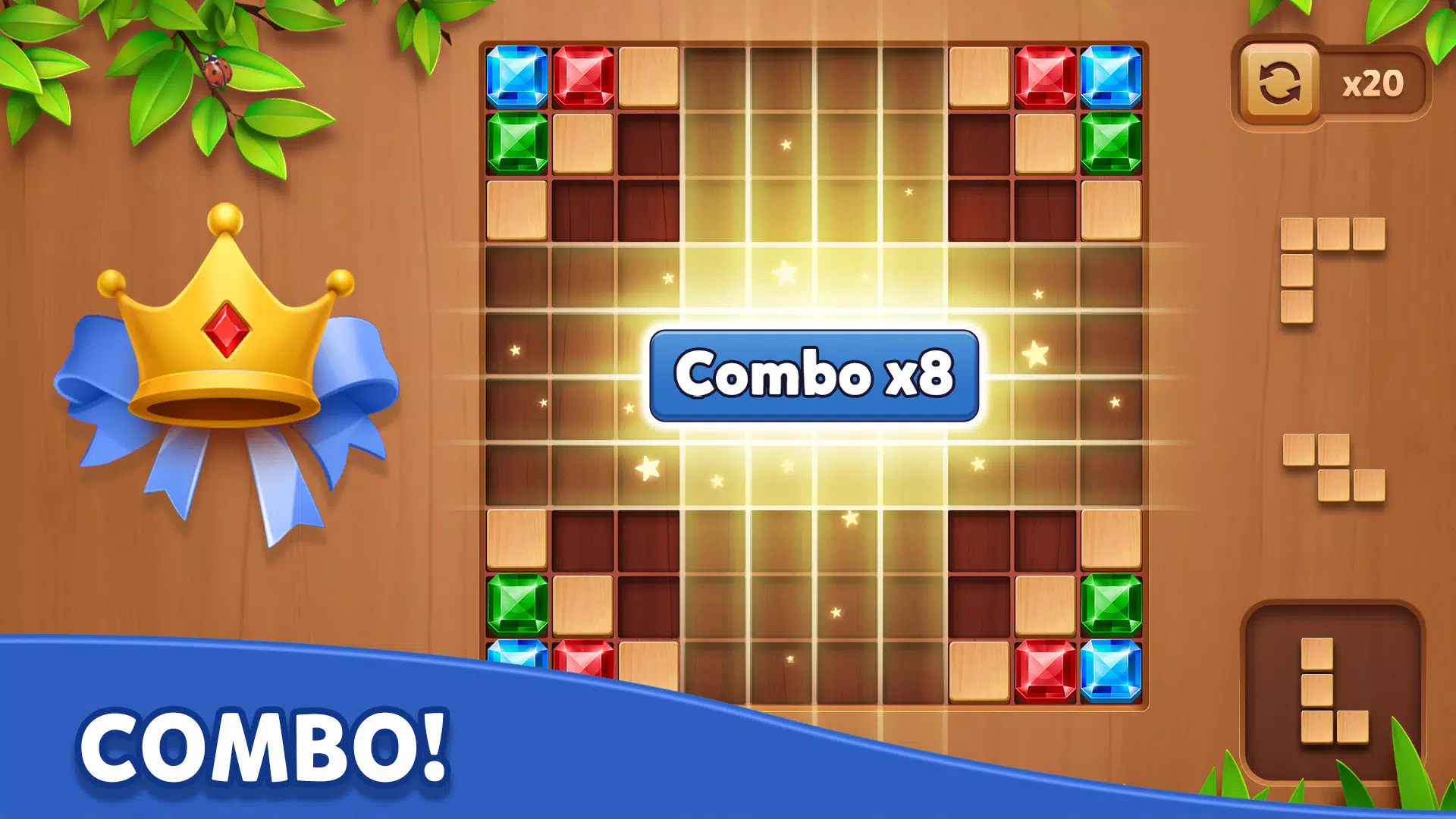 Cube Block - Woody Puzzle Game ภาพหน้าจอ 2