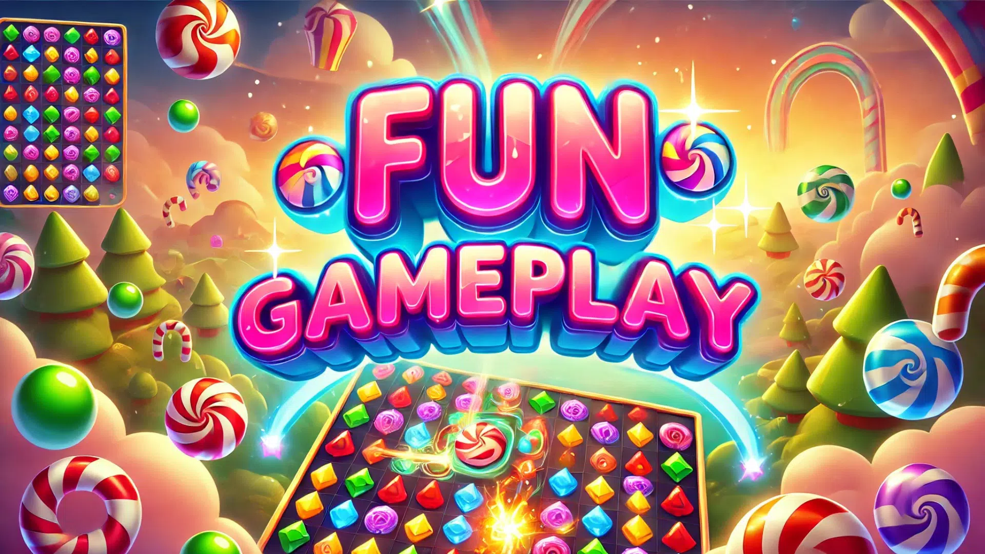 Sweet Candy - Match 3 Puzzle Zrzut ekranu 2