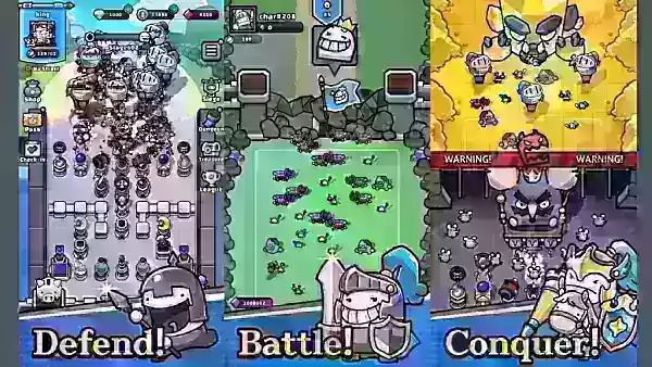 Trò chơi phòng thủ & hành vi phạm tội không hoạt động Crown Rush: Đất sống trên Android