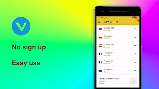 VPN Light - Easy use应用截图第1张