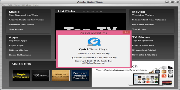 QuickTime Captura de pantalla 0