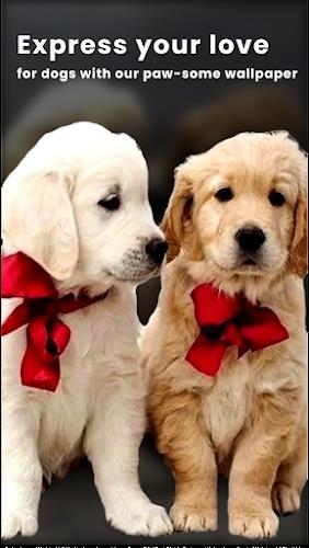 Puppy Love: Cute Dog Wallpaper Captura de pantalla 0