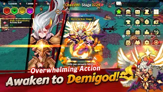 Demigod Idle: Rise of a legend 스크린샷 3