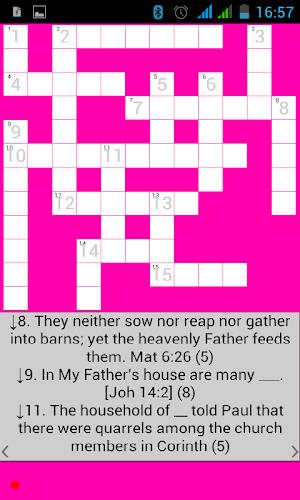 Bible Crossword Captura de pantalla 1