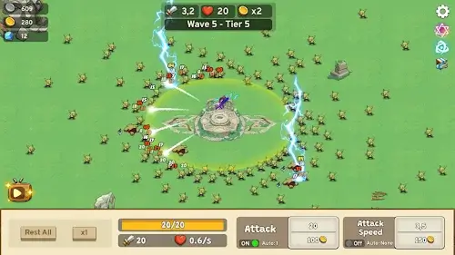 Empire Kingdom Idle Army TD Capture d'écran 1