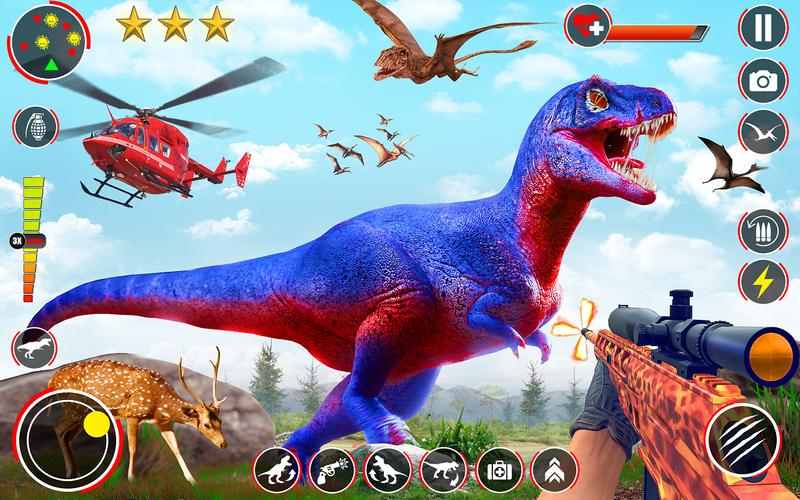 Dino Hunter 3D Hunting Games স্ক্রিনশট 0