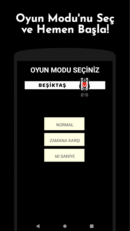 Beşiktaş Futbolcu Kart Eşleştirme Oyunu スクリーンショット 1