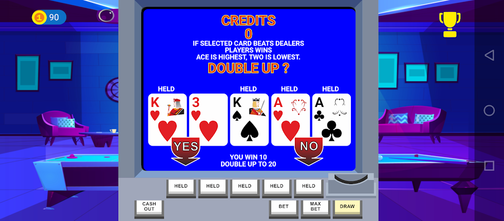 Video Poker Big Bet Ảnh chụp màn hình 1