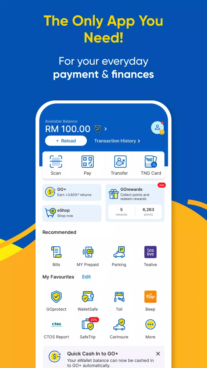 Touch 'n Go eWallet Tangkapan skrin 0