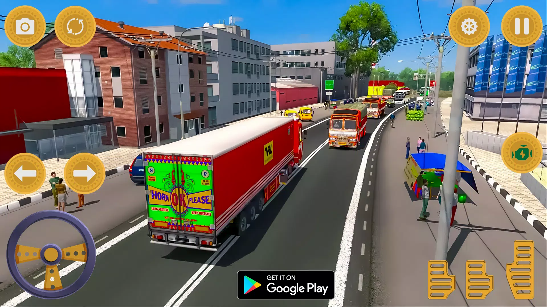 Indian Truck Cargo Simulator Скриншот 3