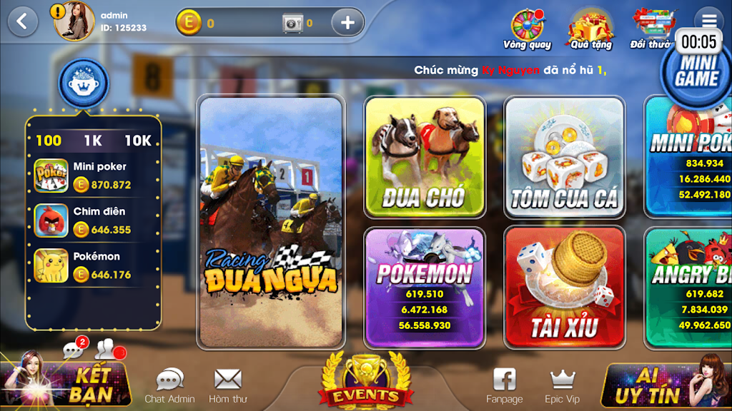 Epic JackPot: Đại gia Game bai Club Ảnh chụp màn hình 0