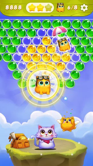 Bubble Cat Shooter Ekran Görüntüsü 1