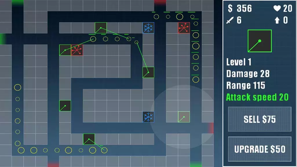 Laser Tower Defense スクリーンショット 3