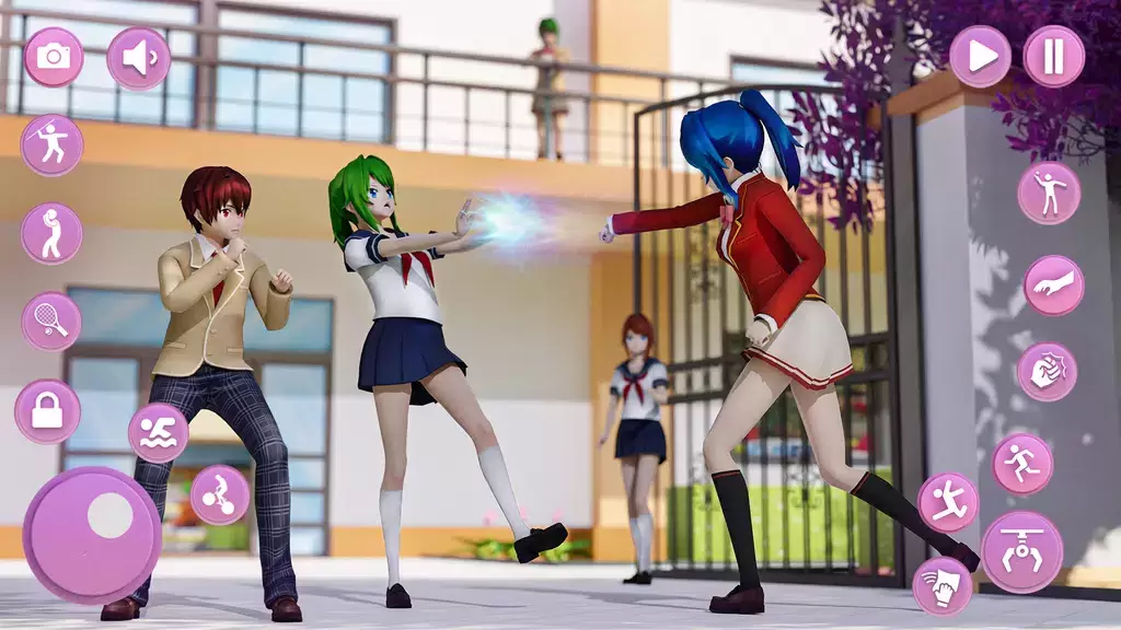 Anime School Girl Simulator 3D Screenshot 2