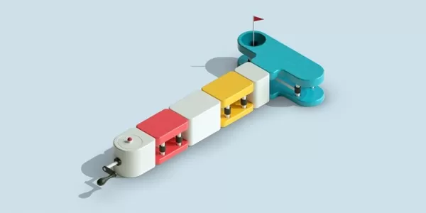 Alphaputt level with the letter T