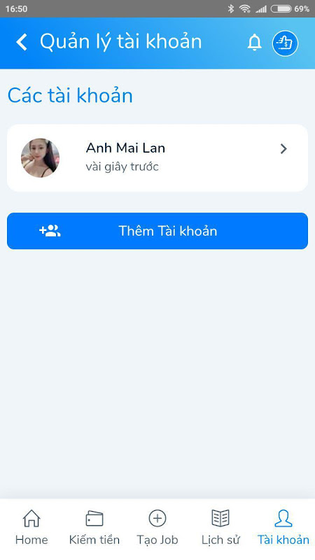 Golike - Kiếm Tiền Online Từ MXH Captura de pantalla 0