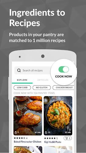 Cooklist: Pantry & Cooking App Captura de pantalla 1