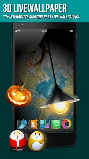 Next Launcher 3D Shell Tangkapan skrin 2