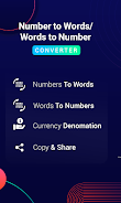 Numbers to Words Converter स्क्रीनशॉट 0