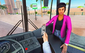 Bus Driving Sim- 3D Bus Games Скриншот 0