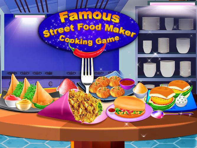 Indian Street Food Cooking Fun Captura de tela 0