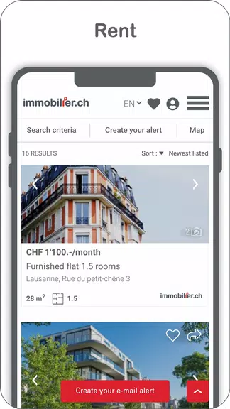 immobilier.ch ဖန်သားပြင်ဓာတ်ပုံ 0