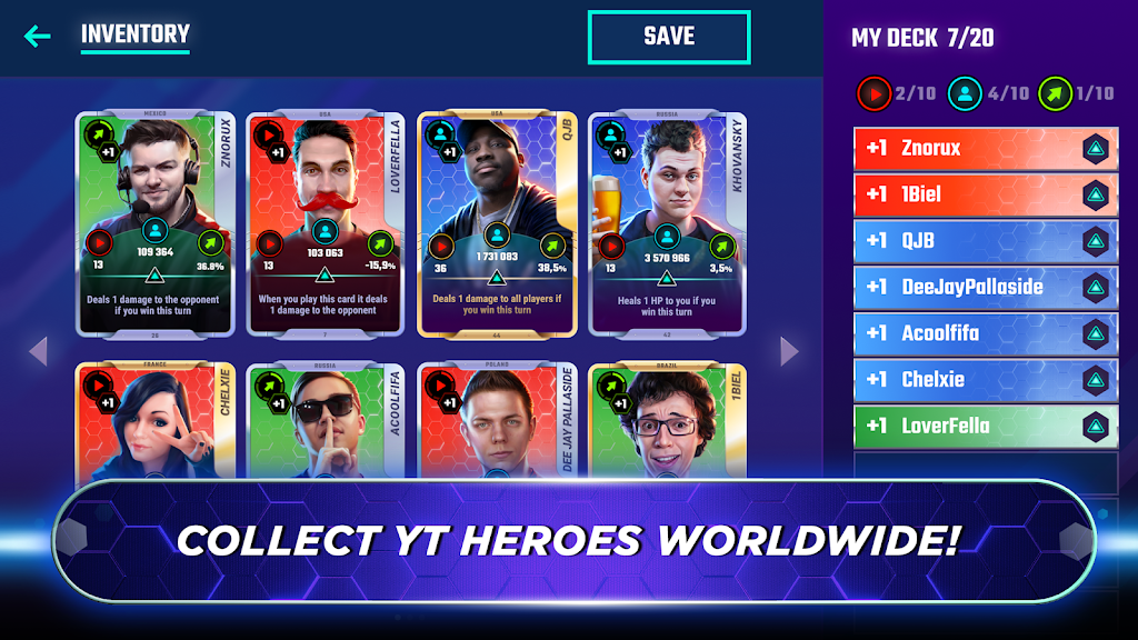 DHeroes: CCG (Trading Cards) 스크린샷 1