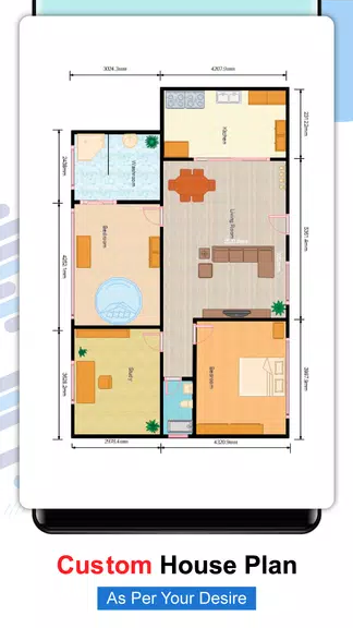 House Design Floor Plan App 3D Tangkapan skrin 3