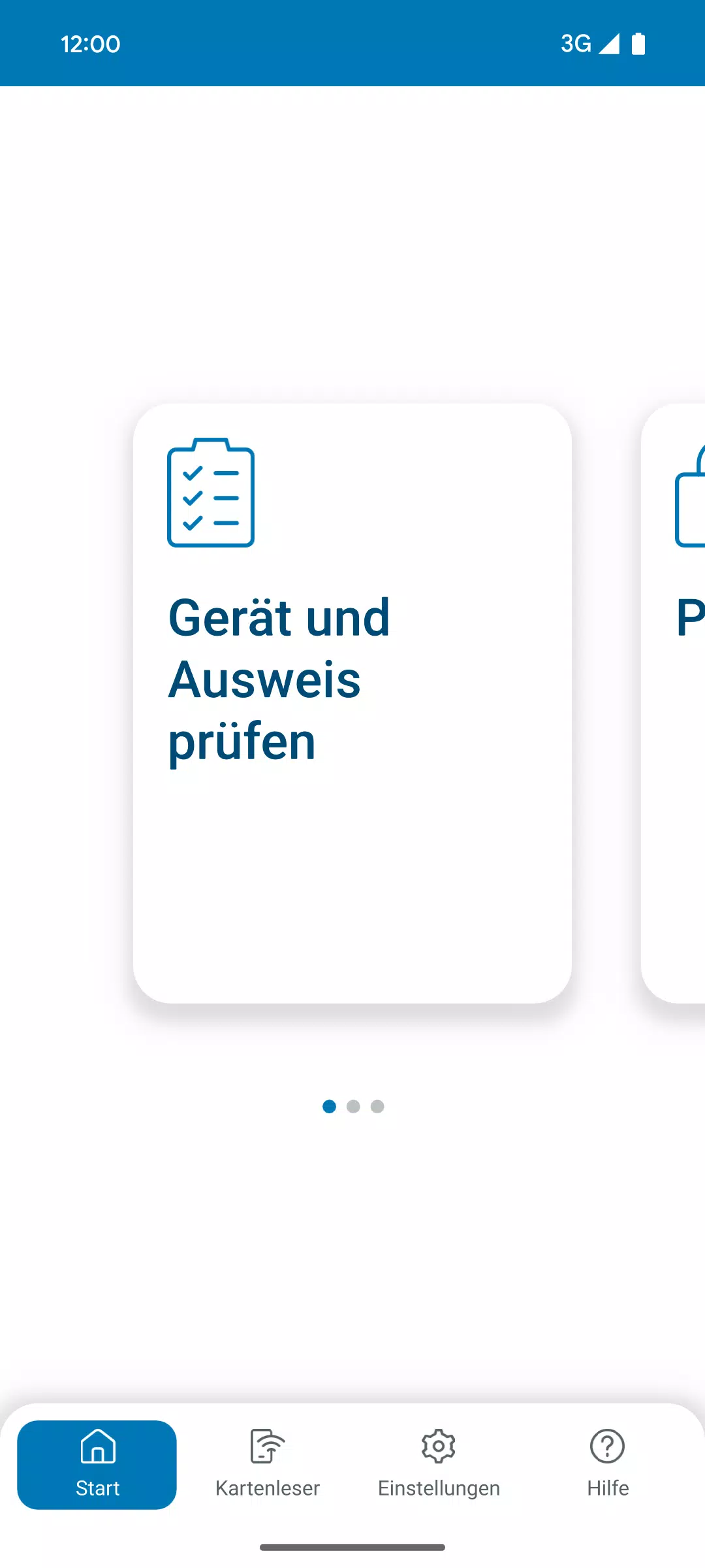 AusweisApp Bund Schermafbeelding 0