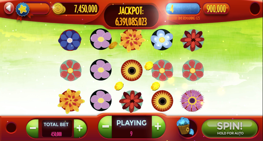 Schermata Flowers-Slot Machine 1