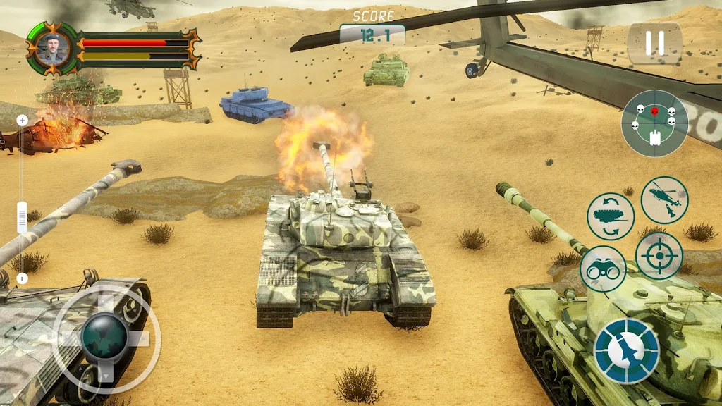 Army Tank Games Offline 3d Zrzut ekranu 0