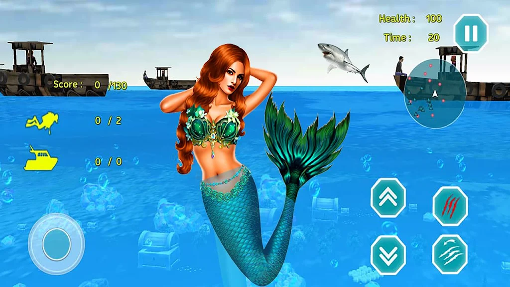 Mermaid Princess simulator 3D ภาพหน้าจอ 0