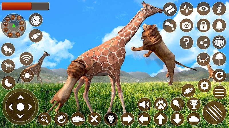 Lion Games 3D Animal Simulator Tangkapan skrin 3