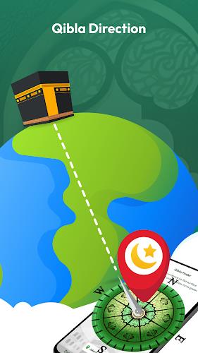 Qibla Direction - Qibla Finder ဖန်သားပြင်ဓာတ်ပုံ 1