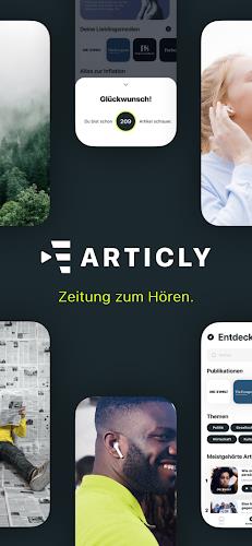 ARTICLY - Zeitung zum Hören Скриншот 0