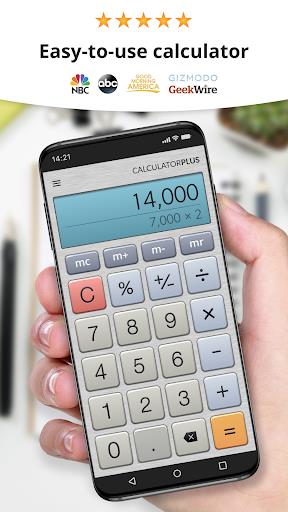 Calculator Plus with History (MOD) ဖန်သားပြင်ဓာတ်ပုံ 1