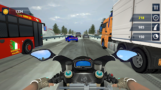 Endless Moto Traffic Racer 3D Tangkapan skrin 0