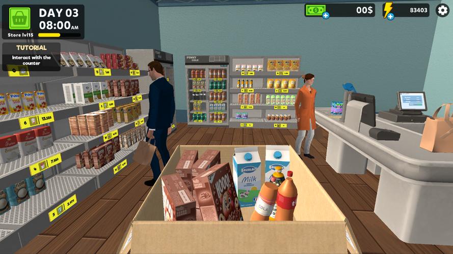 Schermata Supermarket Simulator Game 3D 0
