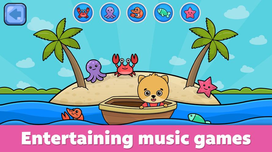 Baby Piano: Kids Music Games Tangkapan skrin 3