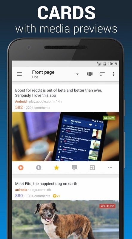 Boost for reddit স্ক্রিনশট 0
