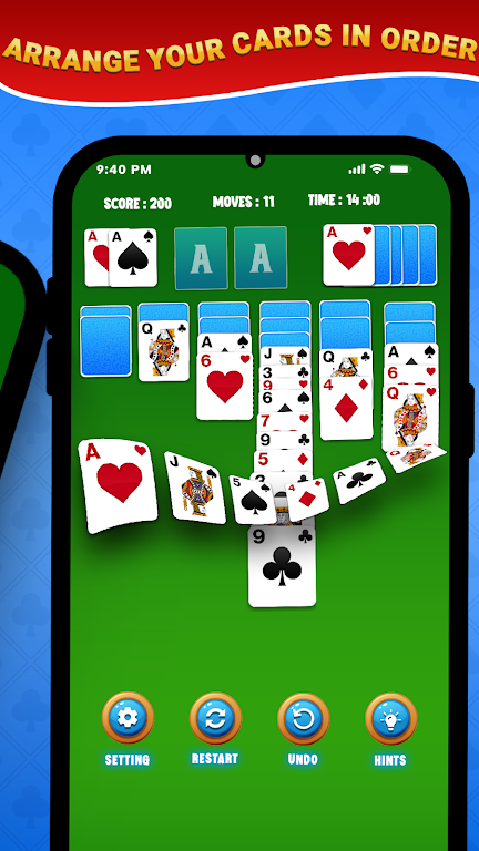 Royal Solitaire Card Game 스크린샷 2