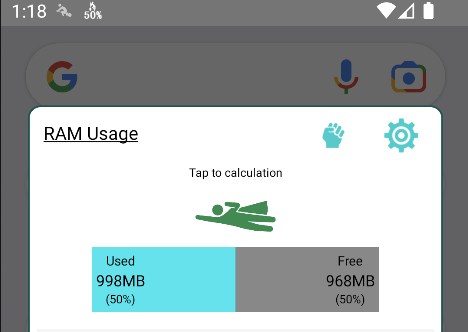 RAM Calc – RAM Cleanup Mod Captura de pantalla 1