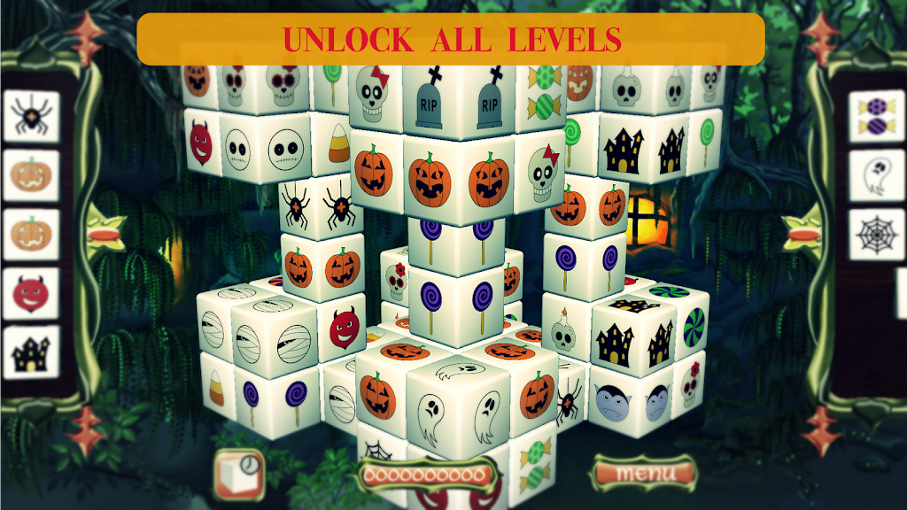 Fairy Mahjong Halloween Tangkapan skrin 1