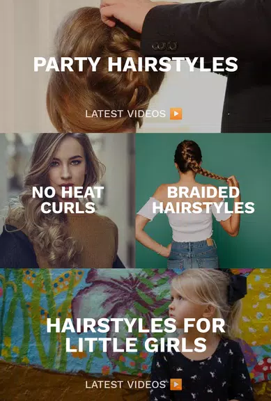 Schermata Hairstyles for your face 0